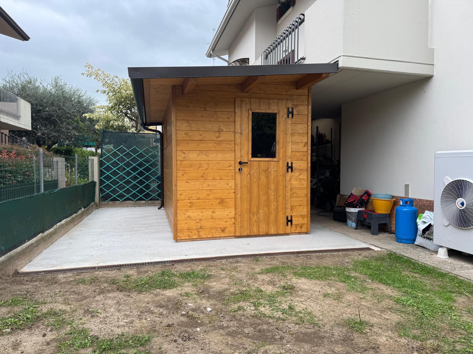 Vendita casette da giardino in legno Veneto H3 SRL