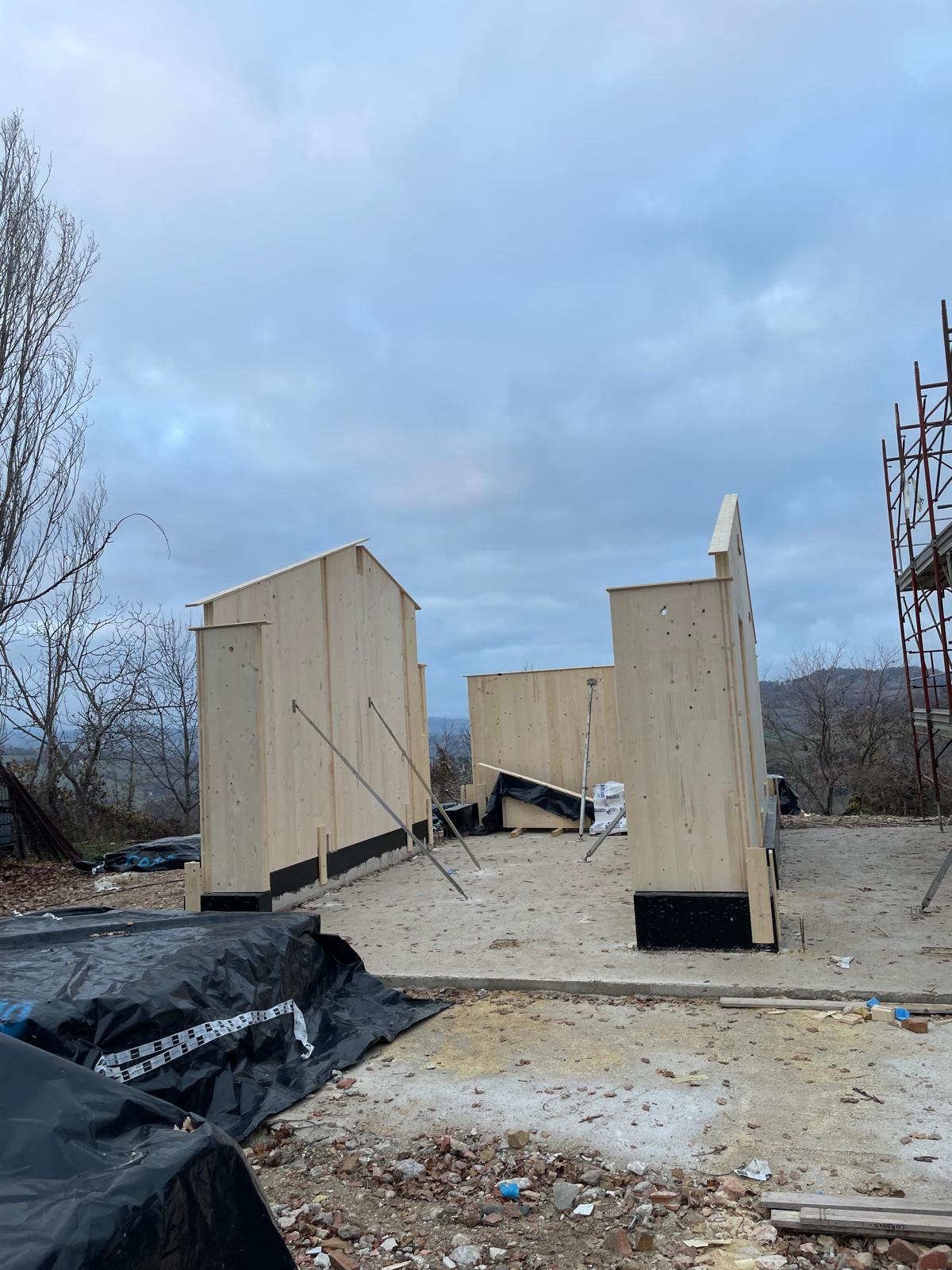 Cantiere casa in legno H3 SRL Veneto