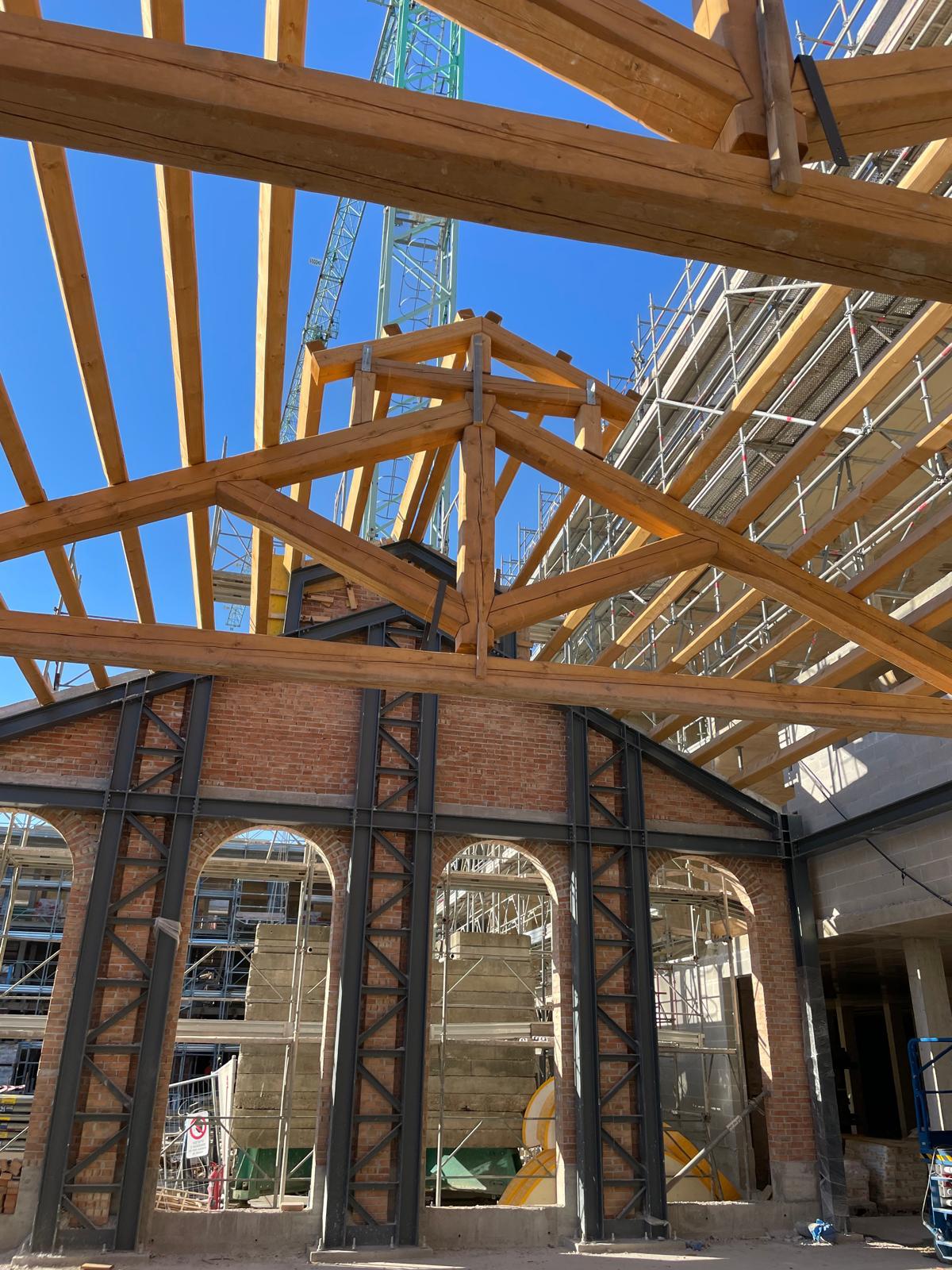 Casa in legno XLAM H3 SRL cantiere Veneto